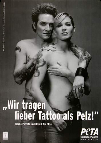 Premium Poster/Plakat | DIN A1 | Live Konzert Veranstaltung » Die Ärzte - Lieber Tattoo als Pelz, 2004 «