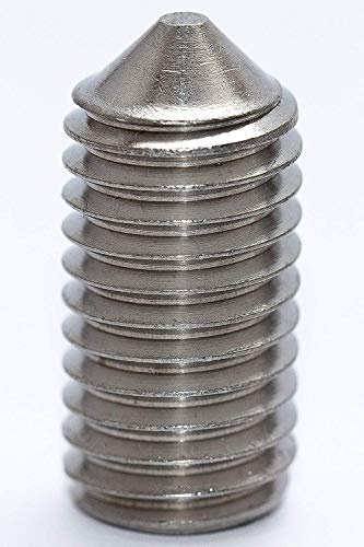 10 Stück Gewindestifte mit Spitze VA2 Madenschrauben DIN 914 M2x10