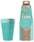 Original Cup - 20 x Gobelets Américains en Carton 53 Cl - Soirée Beer Pong - Turquoise