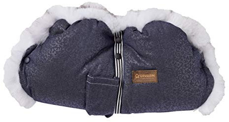 Gesslein 5835686000 Handmuff mit Heizsystem Denim, blau