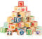 Wondertoys Holz ABC Blöcke Bauen Spiele Alphabet Buchstaben Block Set Lernspielzeug für Kinder 26 PCS