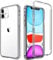 Apple iPhone 11 6.1 Case, iPhone 11 Front and Back Case, Transparent Clear Fully Protection PC Hard Soft Cover Bumper Shockproof For iPhone 11