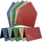 Faltkarten-Set mit Umschlägen DIN C6 A6 - Mix-Paket in verschiedenen Farben mit goldenen Metallic Sternen - 50 Sets - für Drucker geeignet Ideal für Weihnachtskarten