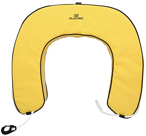 AB Tools Premium - Salvagente a ferro di cavallo 147N con boa di salvataggio da uomo
