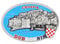 3D City Metal Fridge Magnets Country Holiday Souvenir London Paris NewYork Berlin Dubai Amsterdam Rome Prague Milan Barcelona Venice (Dubrovnik)