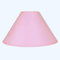 Coolie Abat-jour uni en coton pour lampe de table ou plafond Suspension cylindrique avec réducteur Rose 25 cm