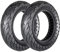 G.V.SHOP® 2 Vollgummiräder 10 x 2,5 Zoll 36 mm Reifen für Elektroroller, Xiaomi, Ducati, Lexgo, Vivobike S2, rutschfest, Vollgummi (Schwarze Punkte 2pcs)