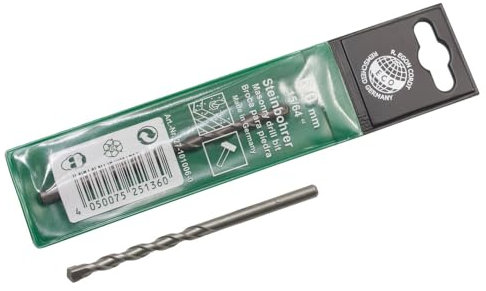 Dönges Foret à maçonnerie ISO 5468 avec lame en carbure 12 mm, longueur 300 mm (foret perceuse à percussion foret béton )