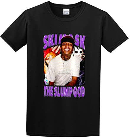 Men's Ski Mask The Slump God Hip Hop Rap Cotton T Shirt XXL