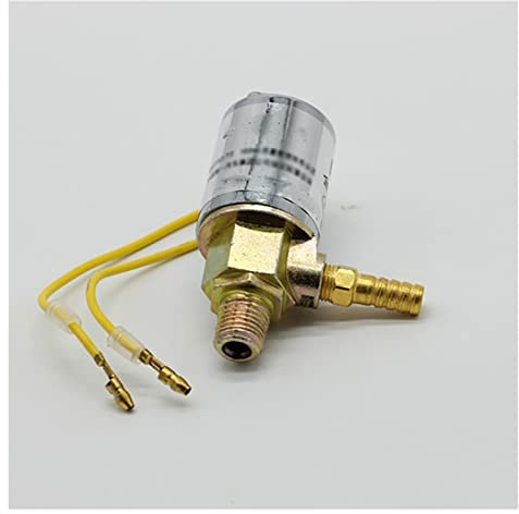 Ventil-Wasserschlauchteile, Anschluss mit Absperrung, Ventil 12 V 24 V Metall-LKW-Lufthorn Elektrisches Magnetventil Hochleistungs-Universal-Magnetventil for Drucklufthörner und Luftfahrsysteme (Volta