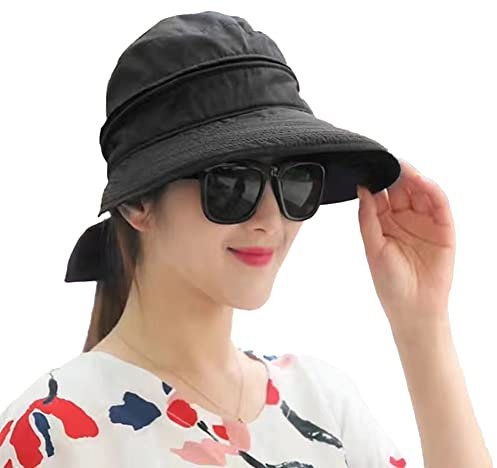 SJTJSPX Chapeau de Soleil Femme Casquette Visière Sports Eté Multi-usages Chapeau Vide Capeline à Large Bord Anti-Soleil Chapeau de Peche Melon Plage Casquette Cap pour Golf Baseball Voyage Jardin