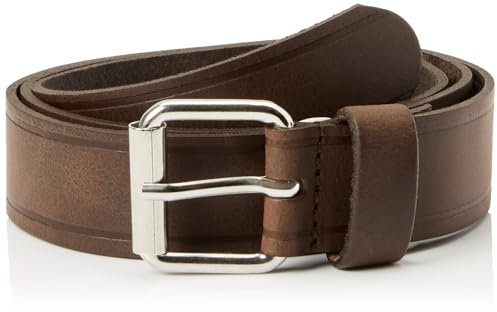 JACK & JONES Herren Jacpeet Belt Synthetikgürtel 12256694,Brown Stone,95