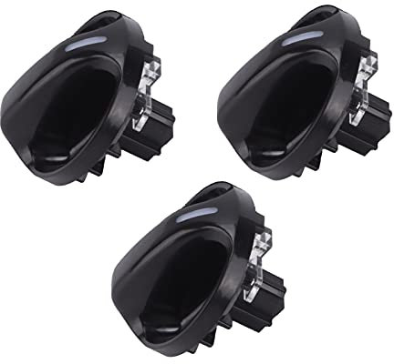Auto Climate Control Button, Air Conditioner Replacement Knob, 3pcs A/C Heater Knob Set 559050c010 Car Modification Replacement for 2000‑2006