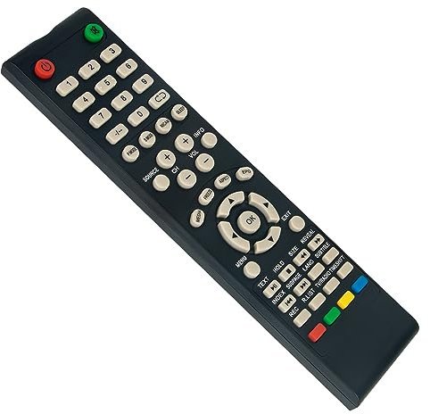 ROLLGAN Replaced Remote Control Applicable for AKAI Smart TV AKTV4620 AKTV4621 ATE48B4644K ATE48B5144K ATE55B4744K ATE55B5544K AKTV4621A AKTV505T ATE48B4544K
