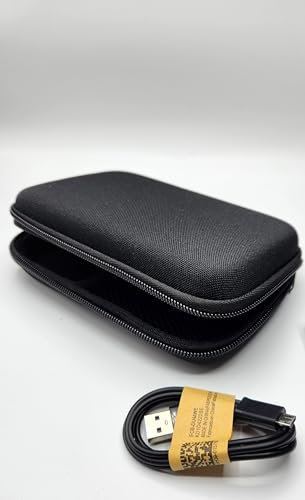 Etui de Protection + Câble USB (Charge Rapide) pour Calculatrice Casio 35+ E, 35+E II, 90+e, 35+ USB…