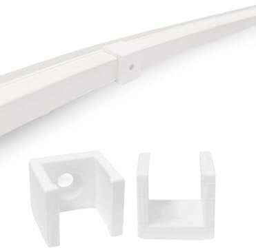 Wetterfeste Montage, kompatibel mit Philips Hue Outdoor Lightstrip-Halterungen – 3D-Druck, ASA-Kunststoff, einfache Installation, langlebig, 10er-Set