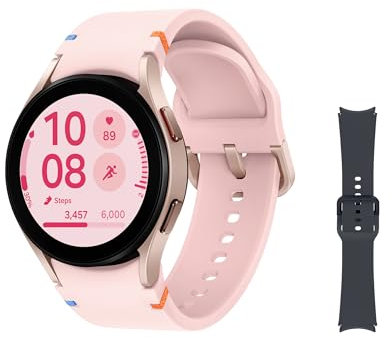 Samsung Galaxy Watch FE 40mm + Correa - Reloj Inteligente, Compatible con Health Monitor, Fitness Tracking, Bluetooth, Oro Rosa