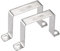 TA-VIGOR 2 staffe per connettori a forma di U, 70 mm x 70 mm, in acciaio inossidabile, morsetti per condotti resistenti per porta chiusa, puntone di fissaggio per tubi