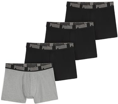 PUMA Herren Boxershorts Unterhose Unterwäsche 4-er Pack
