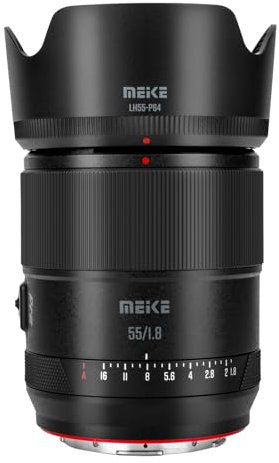 Meike 55 mm F1.8 Autofokus große Blende STM Vollformat Standard Prime Portrait Objektiv kompatibel mit Panasonic Lumix Sigma Leica L-Mount Kameras S1H S1 S5 S5 Mark II S1R S9 SL SL2 FP