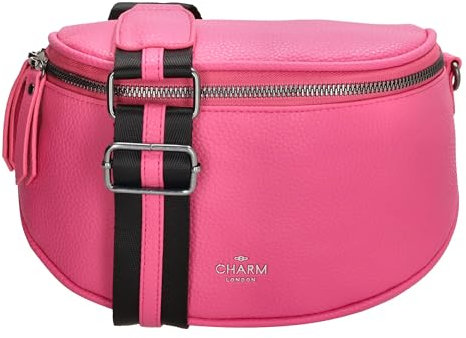 Charm London Gürteltasche Damen - Stilvolle Hüfttasche aus Leder mit Verstellbarem Gurt und Reißverschluss - Praktische Festival Tasche in Verschiedenen Farben