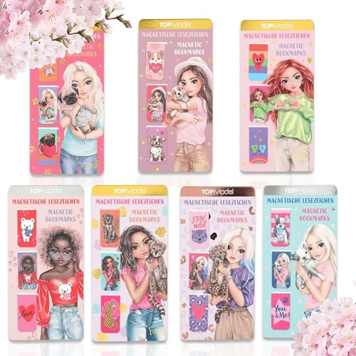 TOPModel Magnetische Lesezeichen 7er-Set Stylischer Lesespaß!