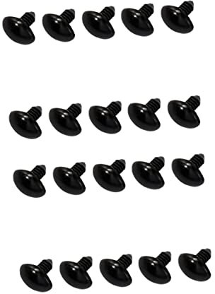 DIYEAH 200St Schraube Nase bastelset basteln für wohnungseinrichtung doll Accessories wohnungsdeko Puppenzubehör Zubehör für die Puppenherstellung Black