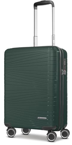 Franky Dallas 3.0 Hartschalen-Trolley mit 4 Rollen S 55 cm | Ausgestattet mit TSA-Schloss, Dehnfalte, Innenfächer, Leicht | Carry on Luggage für Männer-Frauen - Ideal für Flug-Geschäftsreisen