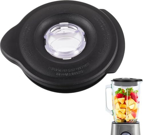 Cubiertas y tapas de licuador Oster, piezas de reemplazo para la serie Pro 1200/Osterizer Classic-Cubierta de frasco de vidrio de seguridad de 6 copa, compatible con frascos 124461-000-000
