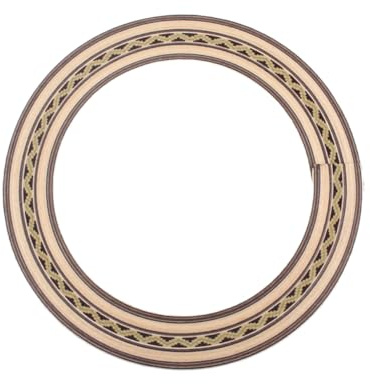 ULDIGI Gitarrenrosette Zubehör Gitarre Schalllochrosette für Bruchfest Braun Dekorativ und Akustikgitarren für Klassische