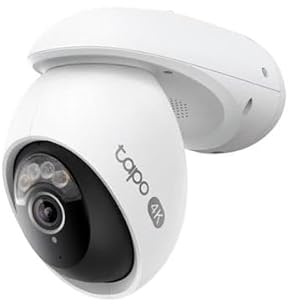 TP-Link Tapo C560WS | 4K 8MP Outdoor Wi-Fi 6 Überwachungskamera | Lokale Gesichtserkennung | AI Mensch/Haustier/Fahrzeugerkennung | Sternenlicht Bunte Nachtsicht | IP66 Wasserdicht | MicroSD & Cloud