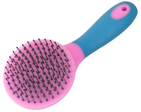 GS Equestrian & Country Plastic Mane & Tail Brush (Pink)