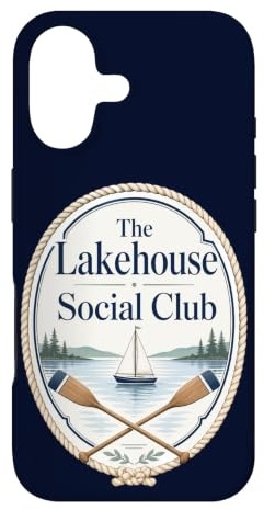 Hülle für iPhone 17 Das Lakehouse Social Club-Abzeichen Lakecore Cabincore