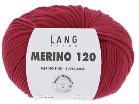 Merino 120 Superwash 0160 feuerrot