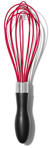 OXO Good Grips 1253280 FOUET ROUGE SILICONE 23 CM, 9