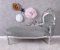 Recamiere Sofa 165 cm Barock Chaiselongue Diwan Sessel Silber Grau Holz Palazzo Exklusiv cat590e19 Palazzo Exklusiv