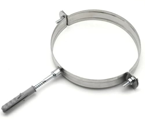 Collare di fissaggio in acciaio inox per canne fumarie 100mm