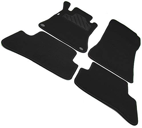 TN Profimatten Autoteppiche passend für Mercedes-Benz C-Klasse W203 S203 C203 Limousine/T-Modell/Coupe Baujahr 2000-2007
