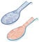Nicola Spring Hand-Printed Kitchen Spoon Rests - 26.5cm - Pack of 2 - Navy Decorative Porcelain Floral Pattern Kitchen Tableware Utensil Cutlery Rest for Cooking, Wooden, Tea Spoons