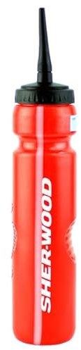 Sherwood SWD Trinkflasche 1.0 Liter mit Trinkhalm, Farbe:rot