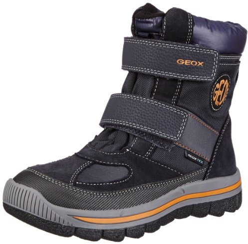 Geox J Overland WPF D, Stivali da Neve, Blu (Navy/Orange C0659), 31 EU