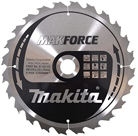 Makita B-32172 MAKFORCE TCT Saw Blade 270x30x24T