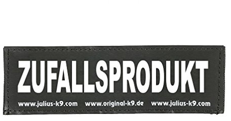 Julius-K9 Original Interchangeable Patch, Large, Black, Zufallsprodukt