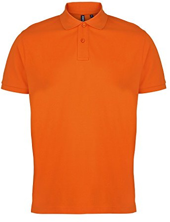 Asquith & Fox Men's Asquith and Fox Men's Polo Short Sleeve Polo Shirt, Orange (Neon Orange 000), XX-Large (Manufacturer Size:2XL)