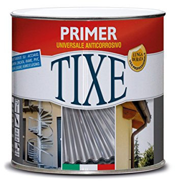 TIXE Primer Antiruggine Universale – Base Protettiva per Metalli, Legno e Superfici Esterne, Bianco 500 ml