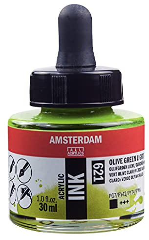 Amsterdam Acrylic Ink Flasche 30 ml Olivgrün hell 621 (17206210)