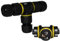 IP68, connettore a 3 pin per cavo elettrico da 6 a 12 mm, impermeabile in peltro (forma T 95 x 65 x 20 mm)