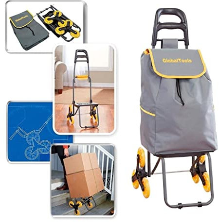 Carretilla Carro Escalador 40kg / 88lbs Sube escaleras 3 Ruedas Carrito de la Compra