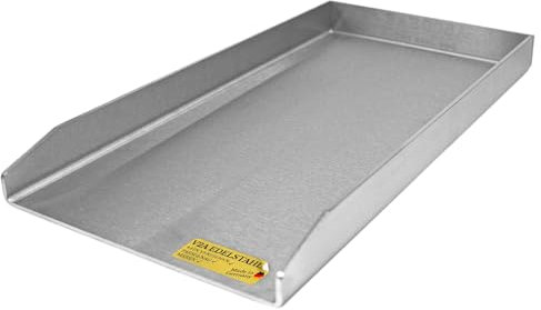 BABOSSA® Premium Plancha/Grillplatte [23.5x44.5cm] kompatibel mit Rösle Videro mit Vario Rost | Massiver, Verzugsfreier und Rostfreier 4mm V2A Edelstahl | Made in Germany