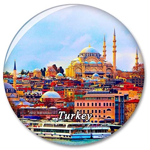 Turkey Istanbul Fridge Magnet Decorative Magnet Tourist City Travel Souvenir Collection Gift Strong Refrigerator Sticker